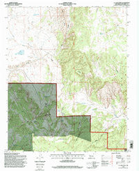 La Jara Peak New Mexico Historical topographic map, 1:24000 scale, 7.5 X 7.5 Minute, Year 1995