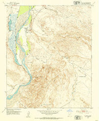 La Joya New Mexico Historical topographic map, 1:24000 scale, 7.5 X 7.5 Minute, Year 1952