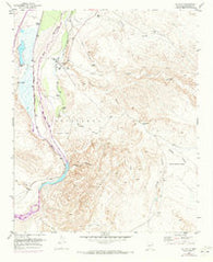 La Joya New Mexico Historical topographic map, 1:24000 scale, 7.5 X 7.5 Minute, Year 1952