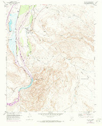 La Joya New Mexico Historical topographic map, 1:24000 scale, 7.5 X 7.5 Minute, Year 1952