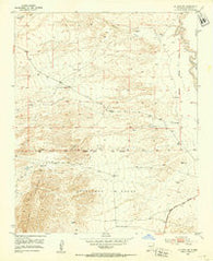 La Joya NW New Mexico Historical topographic map, 1:24000 scale, 7.5 X 7.5 Minute, Year 1952