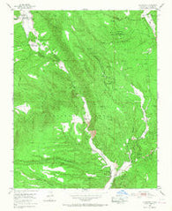 La Madera New Mexico Historical topographic map, 1:24000 scale, 7.5 X 7.5 Minute, Year 1953