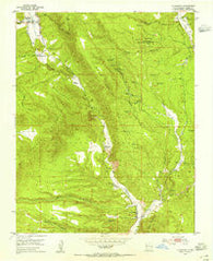 La Madera New Mexico Historical topographic map, 1:24000 scale, 7.5 X 7.5 Minute, Year 1953