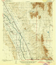 La Mesa New Mexico Historical topographic map, 1:62500 scale, 15 X 15 Minute, Year 1943