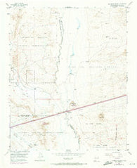 La Mesita Negra New Mexico Historical topographic map, 1:24000 scale, 7.5 X 7.5 Minute, Year 1954