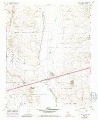 La Mesita Negra New Mexico Historical topographic map, 1:24000 scale, 7.5 X 7.5 Minute, Year 1954