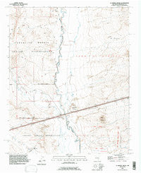 La Mesita Negra New Mexico Historical topographic map, 1:24000 scale, 7.5 X 7.5 Minute, Year 1990