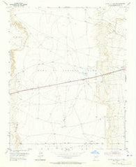 La Mesita Negra SE New Mexico Historical topographic map, 1:24000 scale, 7.5 X 7.5 Minute, Year 1954