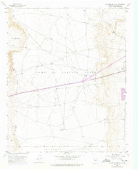La Mesita Negra SE New Mexico Historical topographic map, 1:24000 scale, 7.5 X 7.5 Minute, Year 1954