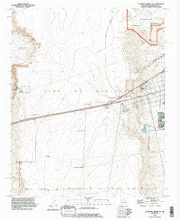 La Mesita Negra SE New Mexico Historical topographic map, 1:24000 scale, 7.5 X 7.5 Minute, Year 1990