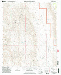 La Paloma Canyon New Mexico Historical topographic map, 1:24000 scale, 7.5 X 7.5 Minute, Year 2001