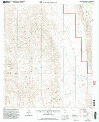 La Paloma Canyon New Mexico Historical topographic map, 1:24000 scale, 7.5 X 7.5 Minute, Year 2001