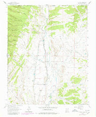 La Plata New Mexico Historical topographic map, 1:24000 scale, 7.5 X 7.5 Minute, Year 1963
