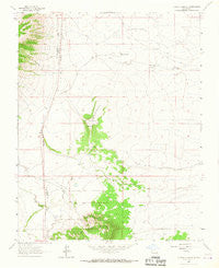 La Segita Peaks New Mexico Historical topographic map, 1:24000 scale, 7.5 X 7.5 Minute, Year 1963
