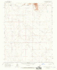 La Segita Peaks NE New Mexico Historical topographic map, 1:24000 scale, 7.5 X 7.5 Minute, Year 1963