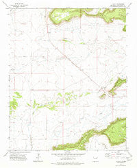 La Silla New Mexico Historical topographic map, 1:24000 scale, 7.5 X 7.5 Minute, Year 1972
