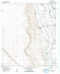 La Union New Mexico Historical topographic map, 1:24000 scale, 7.5 X 7.5 Minute, Year 1955