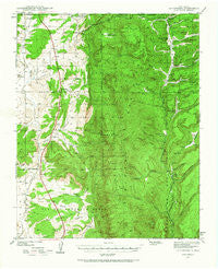 La Ventana New Mexico Historical topographic map, 1:62500 scale, 15 X 15 Minute, Year 1939