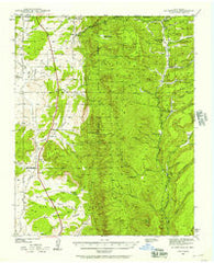 La Ventana New Mexico Historical topographic map, 1:62500 scale, 15 X 15 Minute, Year 1939