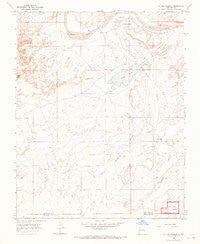 La Vida Mission New Mexico Historical topographic map, 1:24000 scale, 7.5 X 7.5 Minute, Year 1966