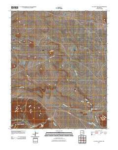 La Chata Crater New Mexico Historical topographic map, 1:24000 scale, 7.5 X 7.5 Minute, Year 2010