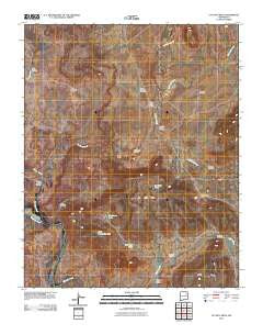 La Cinta Mesa New Mexico Historical topographic map, 1:24000 scale, 7.5 X 7.5 Minute, Year 2010