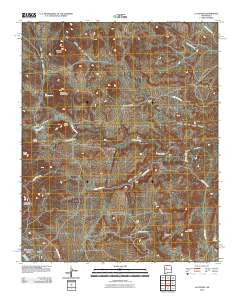 La Gotera New Mexico Historical topographic map, 1:24000 scale, 7.5 X 7.5 Minute, Year 2010