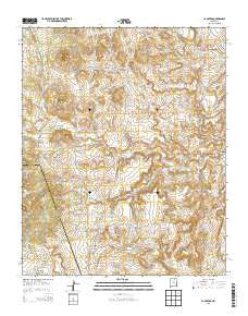 La Gotera New Mexico Current topographic map, 1:24000 scale, 7.5 X 7.5 Minute, Year 2013