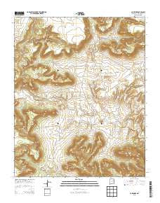 La Liendre New Mexico Historical topographic map, 1:24000 scale, 7.5 X 7.5 Minute, Year 2013