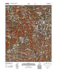 La Madera New Mexico Historical topographic map, 1:24000 scale, 7.5 X 7.5 Minute, Year 2011