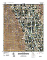 La Mesa New Mexico Historical topographic map, 1:24000 scale, 7.5 X 7.5 Minute, Year 2010