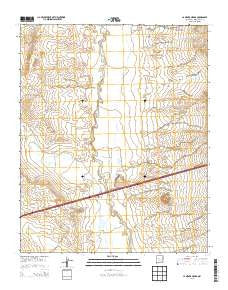 La Mesita Negra New Mexico Historical topographic map, 1:24000 scale, 7.5 X 7.5 Minute, Year 2013