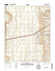 La Mesita Negra SE New Mexico Historical topographic map, 1:24000 scale, 7.5 X 7.5 Minute, Year 2013
