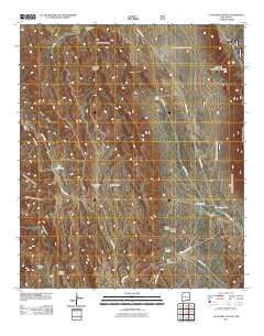 La Paloma Canyon New Mexico Historical topographic map, 1:24000 scale, 7.5 X 7.5 Minute, Year 2011