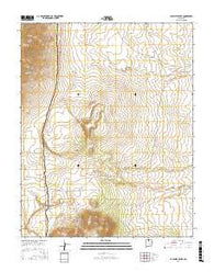 La Segita Peaks New Mexico Current topographic map, 1:24000 scale, 7.5 X 7.5 Minute, Year 2017
