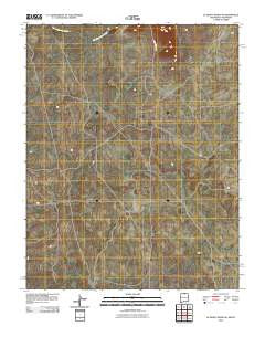 La Segita Peaks NE New Mexico Historical topographic map, 1:24000 scale, 7.5 X 7.5 Minute, Year 2010