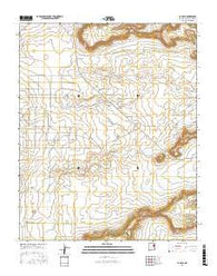 La Silla New Mexico Current topographic map, 1:24000 scale, 7.5 X 7.5 Minute, Year 2017