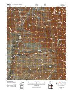 La Ventana New Mexico Historical topographic map, 1:24000 scale, 7.5 X 7.5 Minute, Year 2011