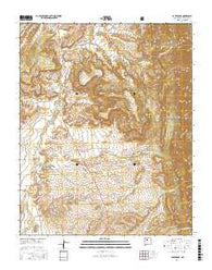 La Ventana New Mexico Current topographic map, 1:24000 scale, 7.5 X 7.5 Minute, Year 2017