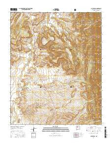 La Ventana New Mexico Current topographic map, 1:24000 scale, 7.5 X 7.5 Minute, Year 2017