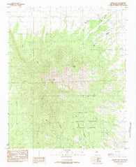 Ladron Peak New Mexico Historical topographic map, 1:24000 scale, 7.5 X 7.5 Minute, Year 1985