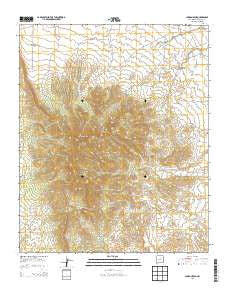 Ladron Peak New Mexico Historical topographic map, 1:24000 scale, 7.5 X 7.5 Minute, Year 2013