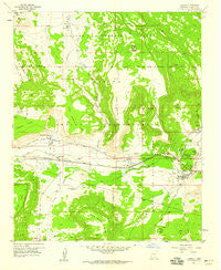 Laguna New Mexico Historical topographic map, 1:24000 scale, 7.5 X 7.5 Minute, Year 1957