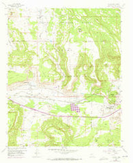 Laguna New Mexico Historical topographic map, 1:24000 scale, 7.5 X 7.5 Minute, Year 1957