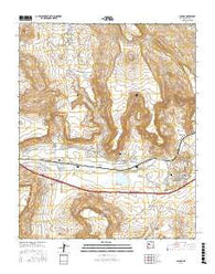 Laguna New Mexico Current topographic map, 1:24000 scale, 7.5 X 7.5 Minute, Year 2017