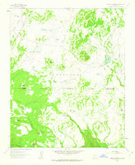 Laguna Canoneros New Mexico Historical topographic map, 1:24000 scale, 7.5 X 7.5 Minute, Year 1961