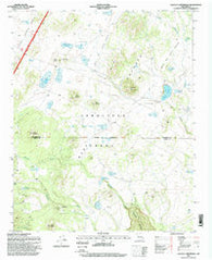 Laguna Canoneros New Mexico Historical topographic map, 1:24000 scale, 7.5 X 7.5 Minute, Year 1995