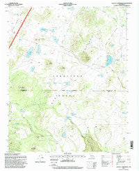 Laguna Canoneros New Mexico Historical topographic map, 1:24000 scale, 7.5 X 7.5 Minute, Year 1995