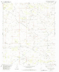 Laguna Gatuna NW New Mexico Historical topographic map, 1:24000 scale, 7.5 X 7.5 Minute, Year 1984