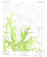 Laguna Huerfana New Mexico Historical topographic map, 1:24000 scale, 7.5 X 7.5 Minute, Year 1971
